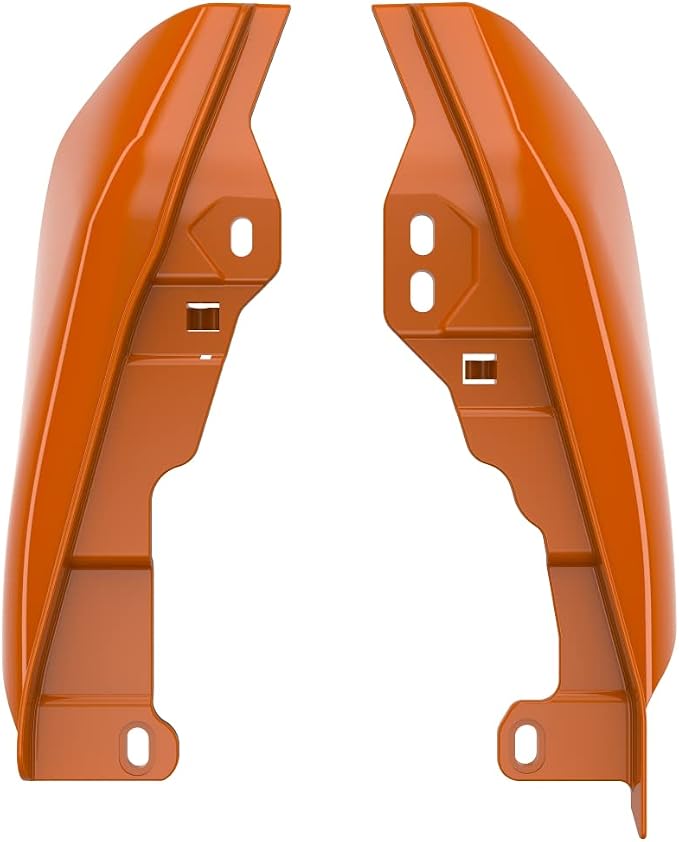 Advanblack 2024 RG Mid Frame Air Deflectors Compatible for Harley Touring Street Glide, Road King, Electra Glide, 2009-2025(Baja Orange)