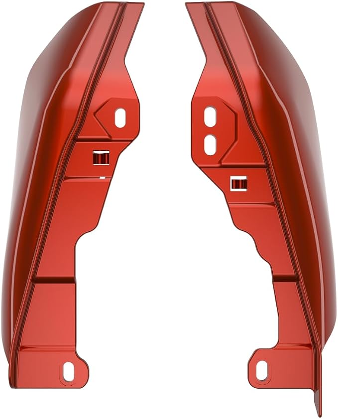 Advanblack 2024 RG Mid Frame Air Deflectors Compatible for Harley Touring Street Glide, Road King, Electra Glide, 2009-2025(Red Rock)