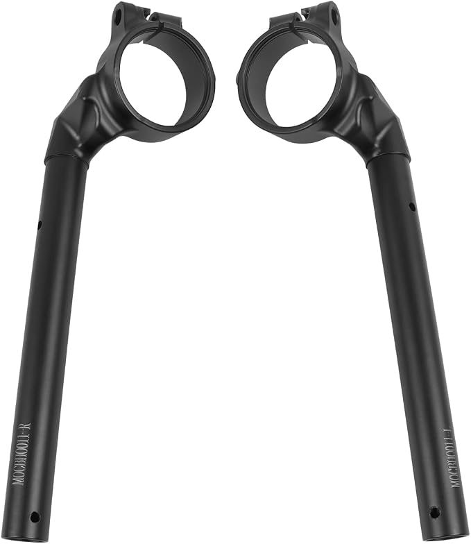 49mm Clip On Handlebars Replacement for Honda CBR1000RR 2017-2024 Left & Right Aluminum Motorcycle 7/8" Clip On Fork Tube Handlebars