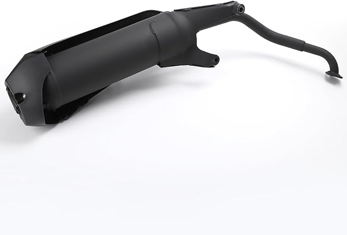 Minho Motorcycle Exhaust Assembly in Heavy Iron Material Compatible with Chinese GY6 125cc 150cc 4-Stroke Engine Scooter Moped RSZ 150 Gas Engine Scooters