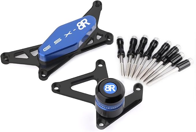 GSX-8R Frame Sliders Fit For GSX 8R 2024 2025 2026 + | GSX8R Falling Protect Crash Sliders Protect 2025 GSX 8R Falling protector 2025 GSX8R Accessories BK-BE