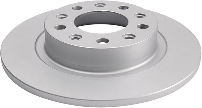 TRQ Rear Brake Rotor Set G Coated Solid Compatible with 2013-2016 Dodge Dart