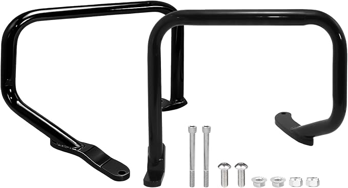 Saddlebag Guard Rails Rear Support Bar for 2000-2017 Harley Softail Heritage, Heritage Classic, Softail Standard, Night Train, Springer