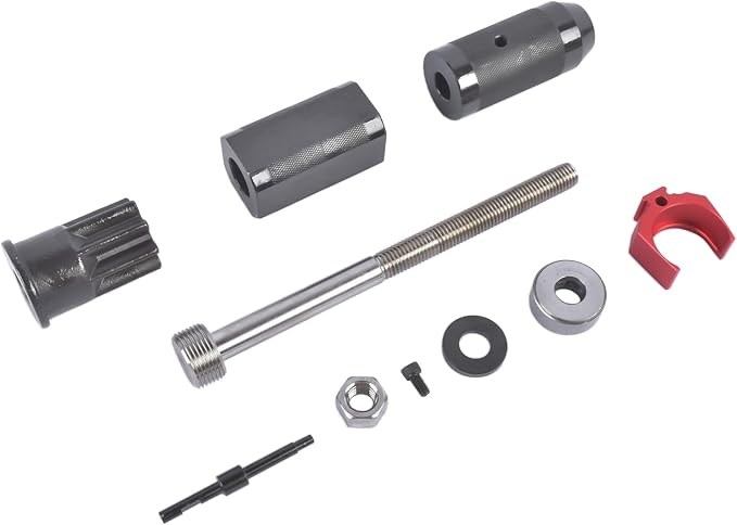 9U-6891 Injector Sleeve Cup Remover Installer Set & 9U-7227 Injector Height Tool & J-38587-A Engine Barring Socket Tool Replacement for CAT Caterpillar 3406E C-15 C-16 Engine