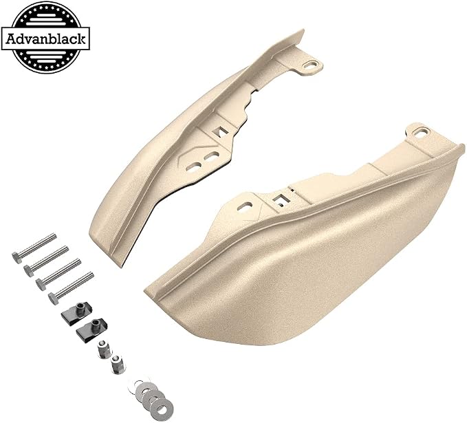 Advanblack 2024 RG Mid Frame Air Deflectors Compatible for Harley Touring Street Glide, Road King, Electra Glide, 2009-2025(Sand Camo Denim)