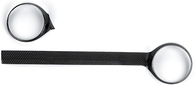 Car ABS Carbon Fiber Dashboard Side Air Outlet AC Vent Sticker Cover Interior Trim Decal for Chevrolet Colorado 2023 2024 2025 2026 Accessories (Outer Ring)