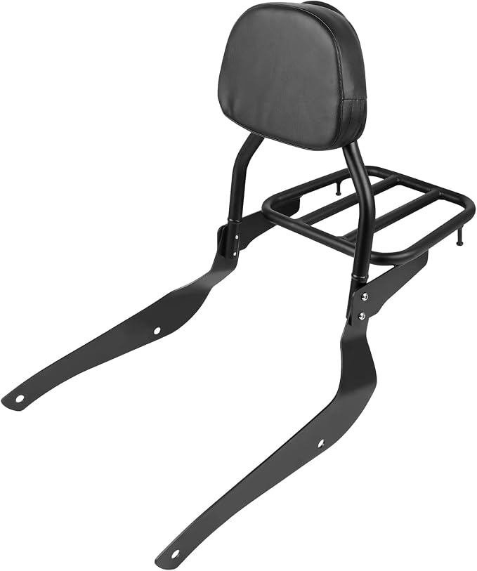 Worldmotop Motorcycle Sissy Bar Backrest Rear Passenger Seat for Suzuki Volusia VL800 2001-2011 Boulevard C50 2005-2011 Boulevard M50 2005-2008 Detachable Backrest(for C50-B)