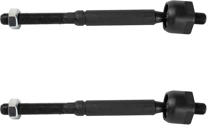 TRQ Front Inner Tie Rod Set 2 Piece Compatible with 2014-2018 Mazda 3 14-17 6