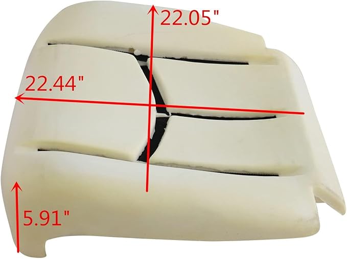 XQSMWF Driver Side Bottom Replacement Seat Foam Cushion Pad Compatible with Chevy Silverado Suburban Tahoe GMC Sierra Yukon Cadillac Escalade 2003 2004 2005 2006 2007 Replace 88941606 19330710
