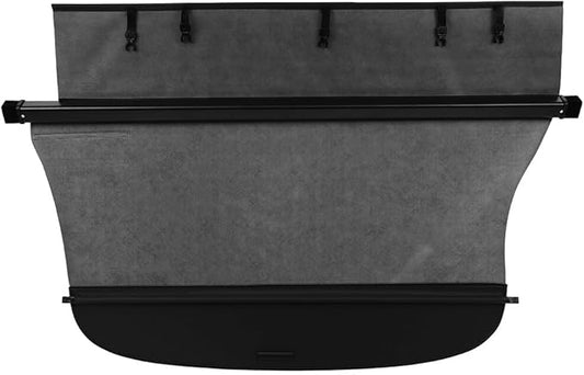 SCITOO Cargo Cover 2015-2019 Fit for Subaru Outback 2.5L 2015-2019 Fit for Subaru Outback 3.6L Upgraded Retractable Rear Trunk Cover with Aluminum PVC&Plastic