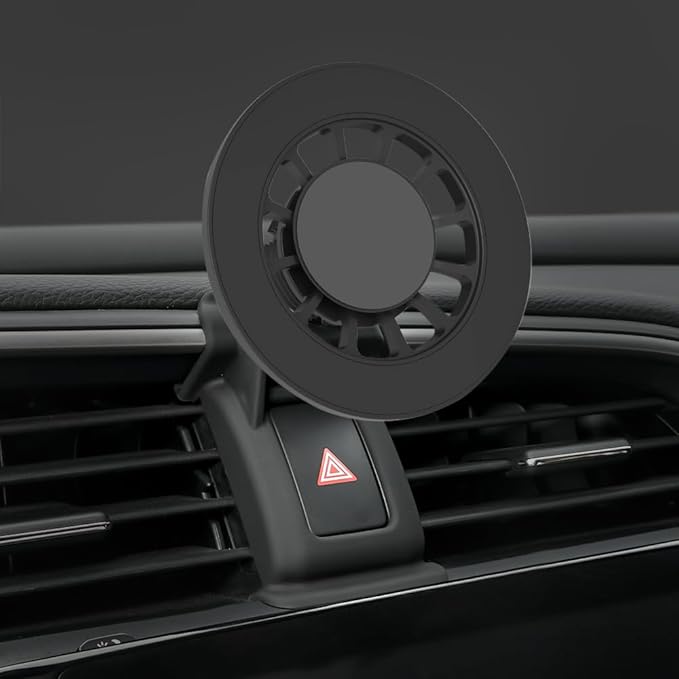 CLEC Car Phone Holder Fit for Civic 2016-2021 Custom Rotatable for Magsafe Cell Phone Mount [20 Strong Magnets] [Hands Free]