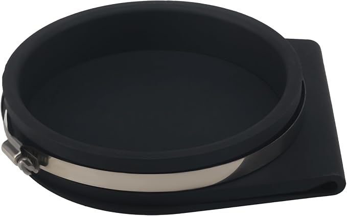18-4458 2 Pcs Boat Exhaust Guard Covers with Stainless Steel Clamps Fit 5" & 6" OD Pipes Replace GLM 89260 Mallory 9-44002