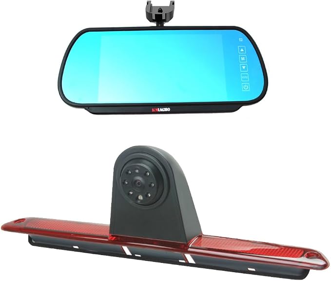 Brake Light Backup Camera Compatible with Dodge Benz Sprinter W906 2007-2022 /V W Crafter Vans 2007-2016/Freightliner Sprinter 2001-2021(with Monitor)