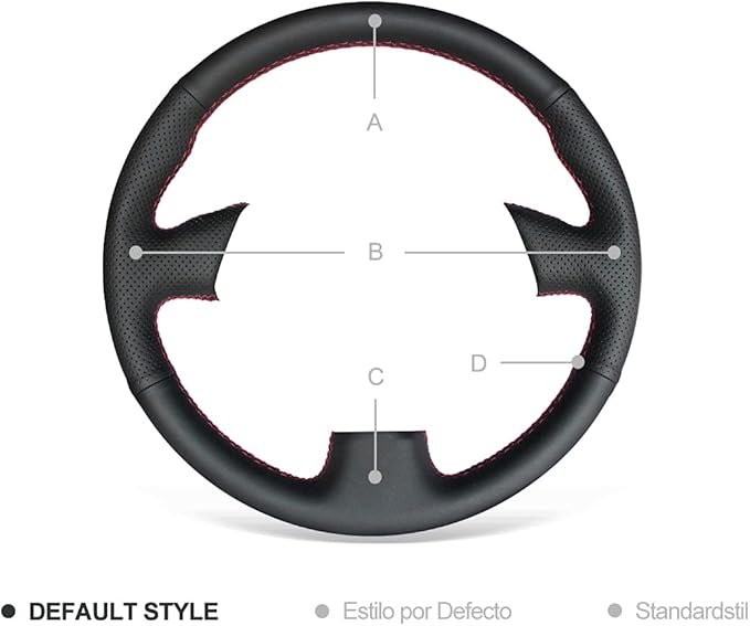 MEWANT Steering Wheel Cover for Toyota RAV4 1998-2003 / Celica 1998-2005 / Corolla (US) 2003-2008 / Matrix 2003-2004 / MR2 2000-2004 / Steering Wheel Accessories for RAV4