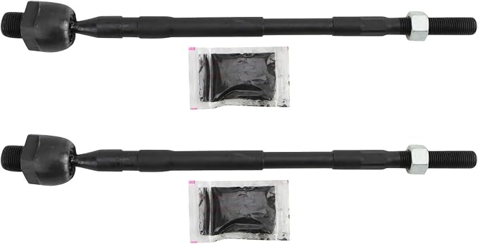 TRQ Front Inner Tie Rod Set 2 Piece Compatible with 2006-07 Subaru B9 Tribeca 08-14 Tribeca 08-14 Impreza 15-19 WRX STI