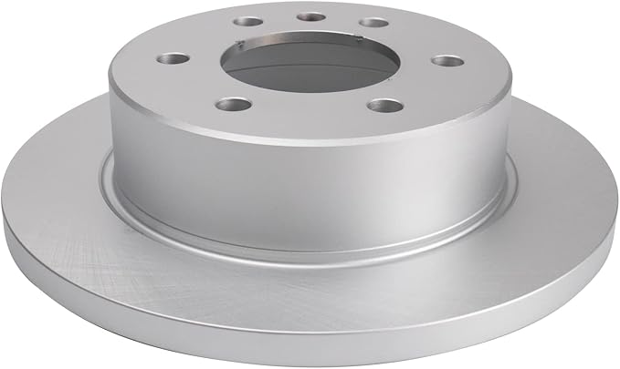 TRQ Rear Brake Rotors Set Solid Premium G-Coated Compatible with 2007-2009 Dodge Sprinter 2500 Sprinter 3500 2007-2018 Freightliner 2010-2018 Mercedes-Benz