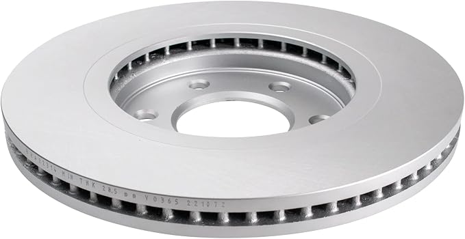 TRQ Front Brake Rotor Set Coated Compatible with 2007-2013 Infiniti QX56 2014-2024 QX80 2007-2024 Nissan Armada 2007-2023 Titan