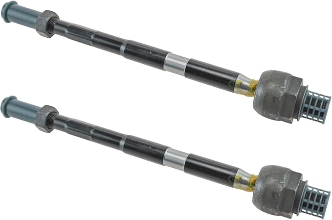 TRQ Inner Driver and Passenger Side Tie Rod Set 2 Piece Compatible with 2008-2017 Buick Enclave 2009-2017 Chevrolet Traverse 2007-2016 GMC Acadia 2017 GMC Acadia Limited 2007-2010 Saturn Outlook