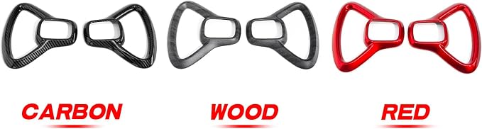 2PCS Dashboard Side Air Vent Trim Covers Compatible with Soul 2020-2025 Accessories (Carbon Fiber Pattern)