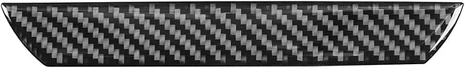 Black Soft Carbon Fiber car Interior armrest Box Lower Decoration 1/Piece Decorative Sticker Suitable for Acura TSX 09-14 Carbon Fiber car Interior