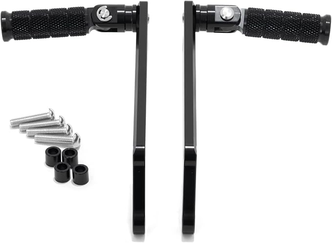 TOFR Rear Footrest Pedal Bracket for Talaria Sting/Talaria Sting MX3 / Talaria Sting R MX4 / Talaria Sting MX5 Pro/Komodo Electric Dirt Bike Footpegs