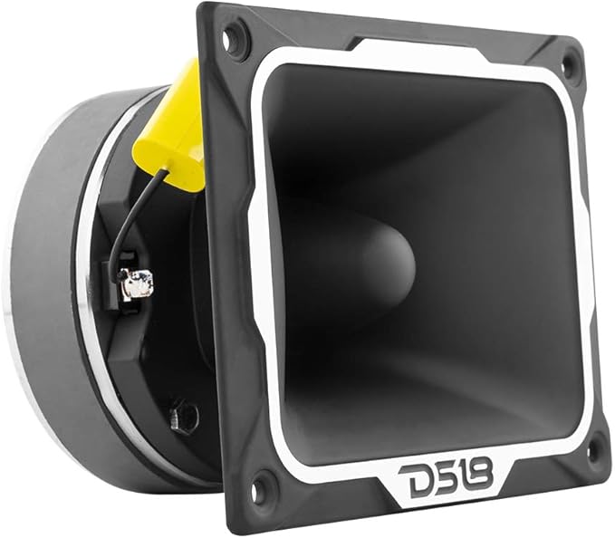 DS18 PRO-TWX5 Aluminum Super Bullet Tweeter 1.5" VC 500W Max, 250W RMS, 4 Ohms with Built in Crossover Tweeters are The Best in The Pro Audio and Voceteo Market (1 Speaker)