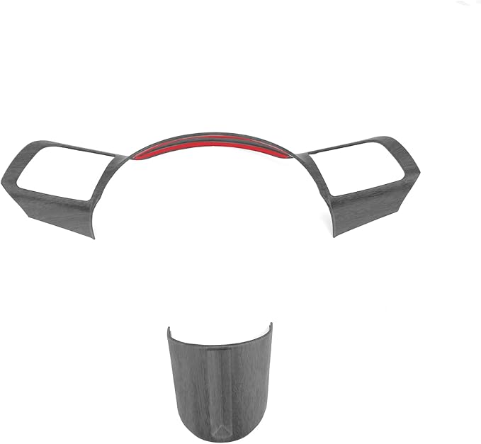 Steering Wheel Button Frame Cover Compatible with Hyundai Sonata 2025 Hyundai Kona 2024-2025 Hyundai Tucson 2025 Accessories (Wood Grain) (Not Suitable for N line)
