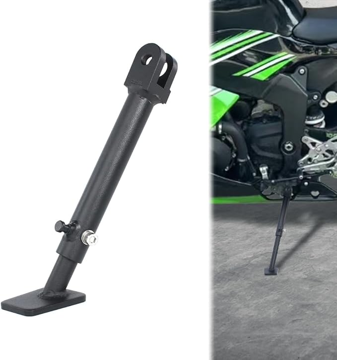 Xitomer 3 inch Adjustable Kickstand Fit for Ninja ZX-6R ZX6R 2013-2026 ZX 6R Motorcycle Adjustable Side Stand Adjustable Kickstand Steel