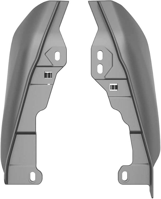 Advanblack 2024 RG Mid Frame Air Deflectors Compatible for Harley Touring Street Glide, Road King, Electra Glide, 2009-2025(Charcoal Denim)