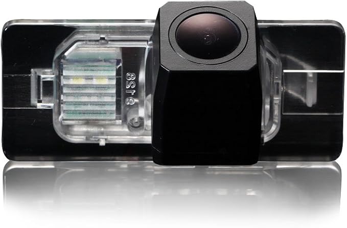 IP68 Waterproof Reverse Rear View Camera License Plate Backup Camera Replacement for Audi A4 A4L B8 5D A5 S5 2D TT TTS TTRS 8J Passat B6(No.9128)