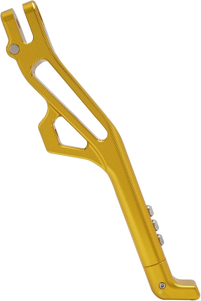 JFG RACING Sur Ron Kickstand,Motorcycle Kick Stand Side Aluminum Alloy CNC Adjustable for Surron Light Bee S/X Segway X160/X260 Talaria Sting Gold