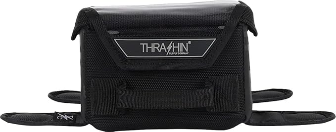 Thrashin Supply 3.5L Black Magnetic Tank Bag (TSB-0017)
