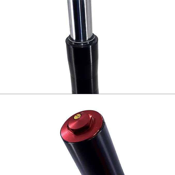 Front Inverted 630MM Fork 45MM/48MM with Shock Protector Cover for Chinese Dirt Pit Bike CRF KLX (Black Red-12mm Alxe)