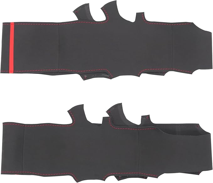 MEWANT for Camaro Steering Wheel Cover 2016-2024 Hand-Stitched for Chevy Camaro Car Steering Wheel Wrap