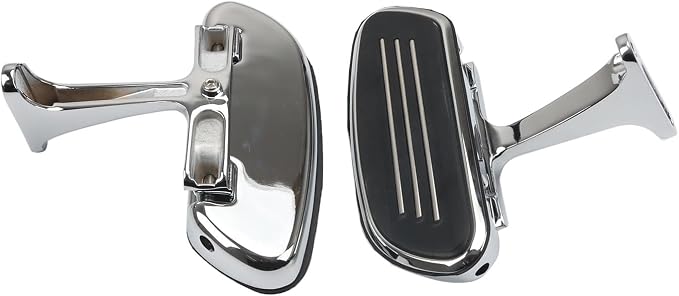 Chrome Streamliner Passenger Footboards/Foot Pegs for Harley Touring Models Street Glide Road Glide Electra Glide Road King 1993-2024 2025 2026