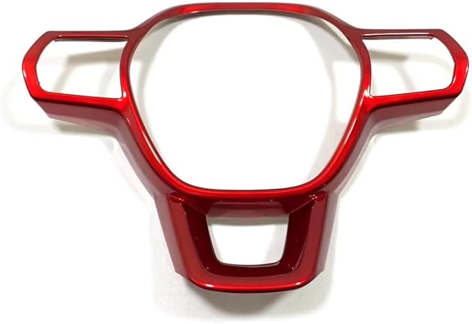 Steering Wheel Surround Frame Cover Trim Compatible with Honda Accord 2023 2024 Interior Car Accessories ABS 1PC(Red)
