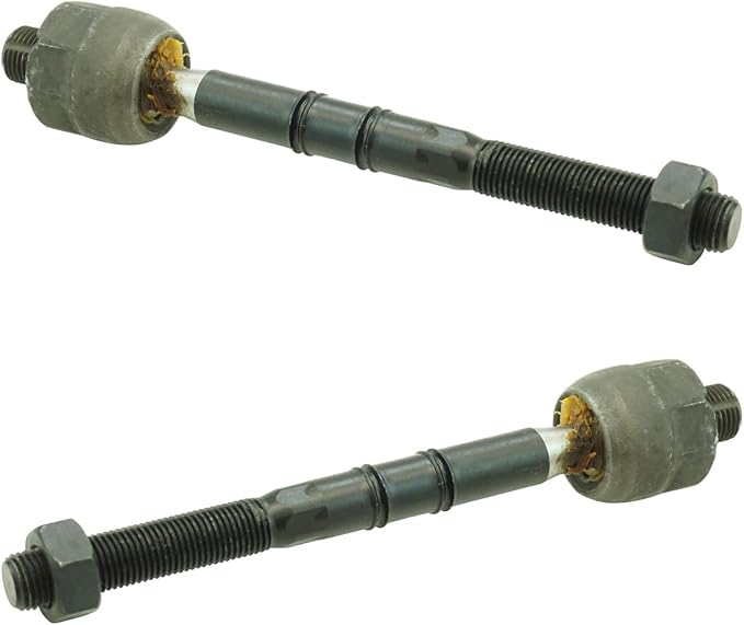 TRQ Inner Driver and Passenger Side Tie Rod Set 2 Piece Compatible with 2003-2006 Mini Cooper 2007-2008 Mini Cooper Convertible