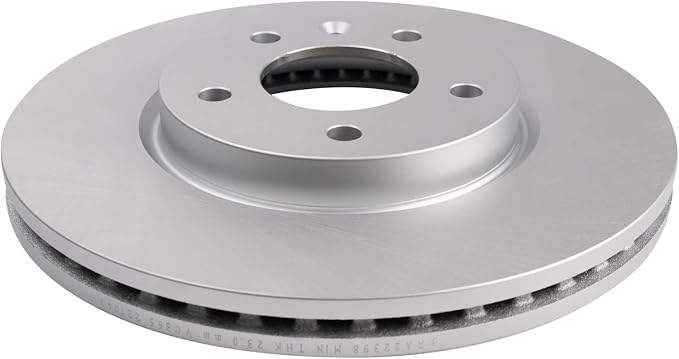 TRQ Front Brake Rotor Set G Coated Vented Compatible with 2012-2017 Buick Verano 2014-2015 Chevrolet Cruze 2011-2015 Volt
