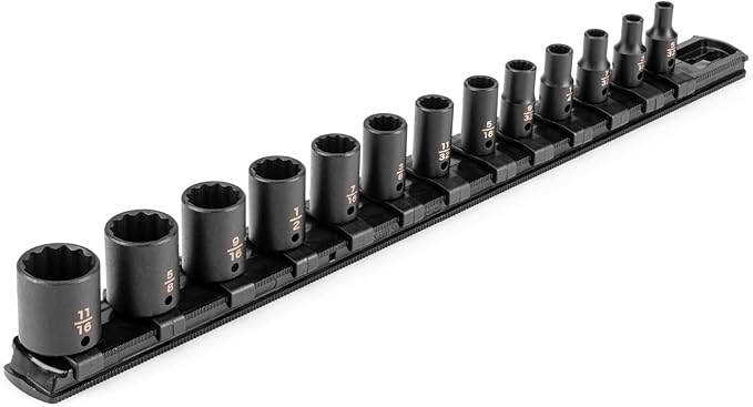 TEKTON 1/4 Inch Drive Impact Socket Set, 13-Piece | SID90104