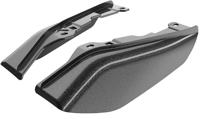 Advanblack 2025 RG Mid Frame Air Deflector, Raven Fade Harley Air Deflector Heat Shield Compatible for Harley Touring Street Glide, Road King, Electra Glide, 2009-2025