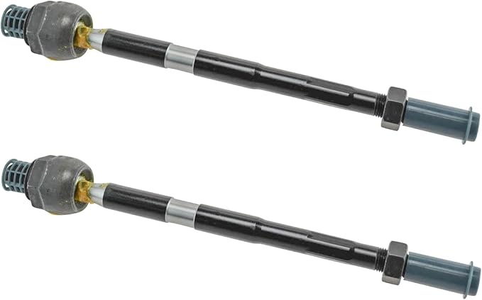 TRQ Inner Driver and Passenger Side Tie Rod Set 2 Piece Compatible with 2008-2017 Buick Enclave 2009-2017 Chevrolet Traverse 2007-2016 GMC Acadia 2017 GMC Acadia Limited 2007-2010 Saturn Outlook