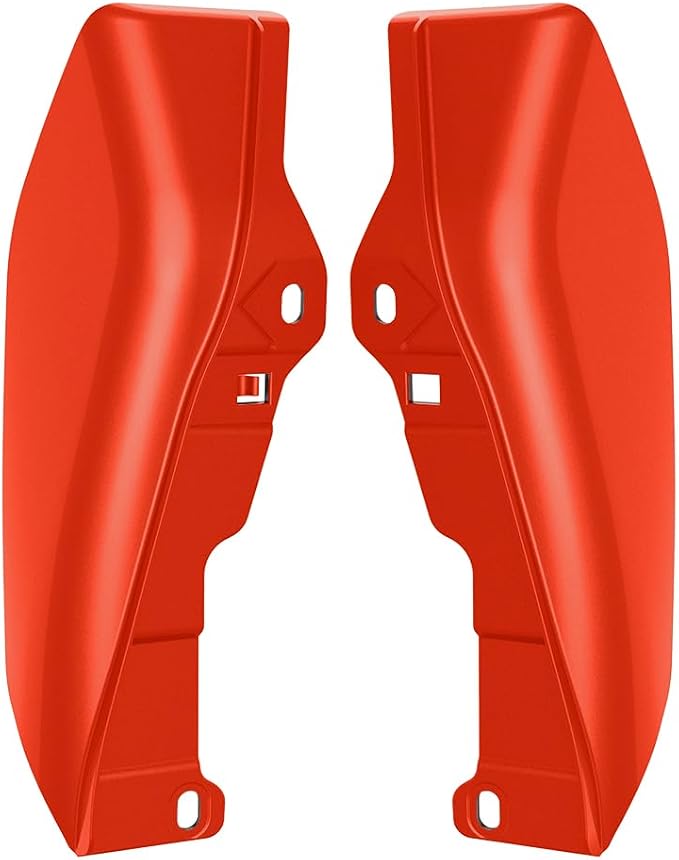 Color - Matched Mid Frame Air Deflectors Heat Shield, Perfectly Fit for Harley Touring Models 2009-2026 Legendary Orange