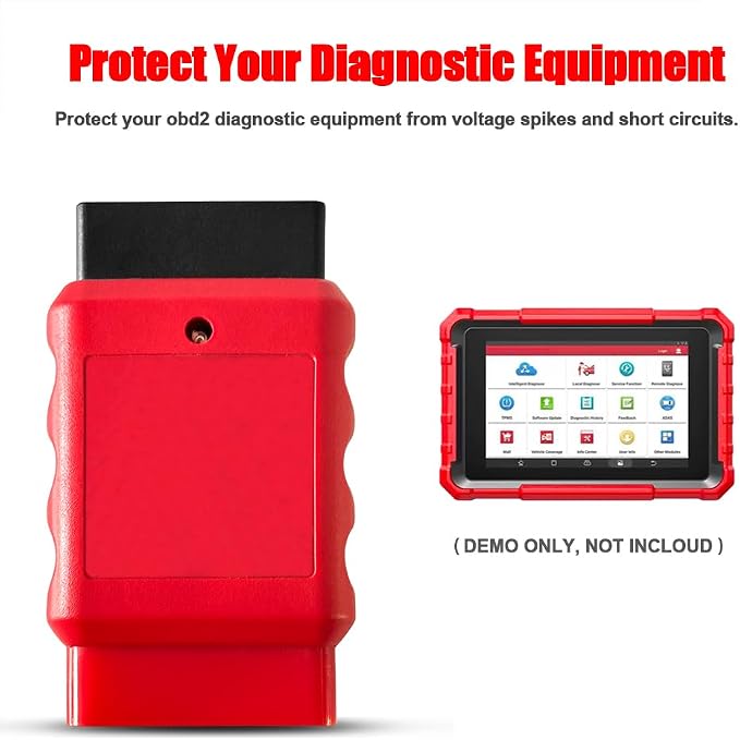 OBD2 Diagnostic Tool Power Protector, Provide Physical and Electrically Protection, Avoid Voltage Spikes and Surges Damage Diagnostic Equipment, Fit for OBD Diagnostic Scanner Tools Code Reader