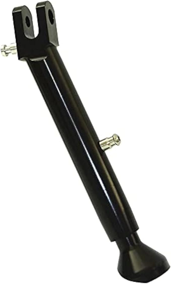 Motobiker Black Adjustable Kickstand Lowering Side Stand Compatible with K-awasaki ZX14 2006-2011