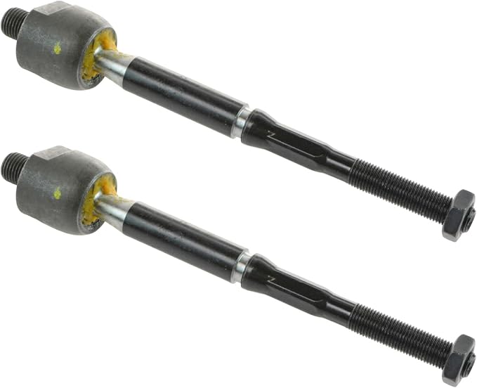 TRQ Front Inner Tie Rod Set 2 Piece Compatible with 2009-2014 Nissan Cube 07-12 Versa