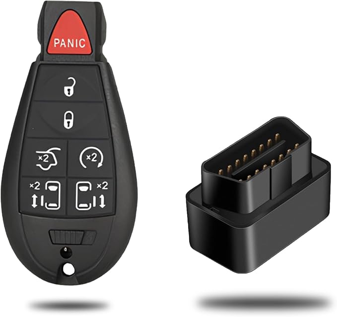 Car Keyless Entry Remote Fob Kit Compatible for Chrysler Town and Country 2008-2016, for Dodge Grand Caravan 2008-2019,Volkswagen Routan 2009-2014(M3N5WY783X IYZ-C01C)