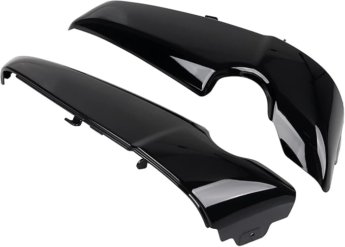 Gloss Black Left Right Radiator Side Covers Shrouds Panel Fairing For Harley V Rod VROD VRSC 2001-UP（Do not fit V-Rod Muscle)