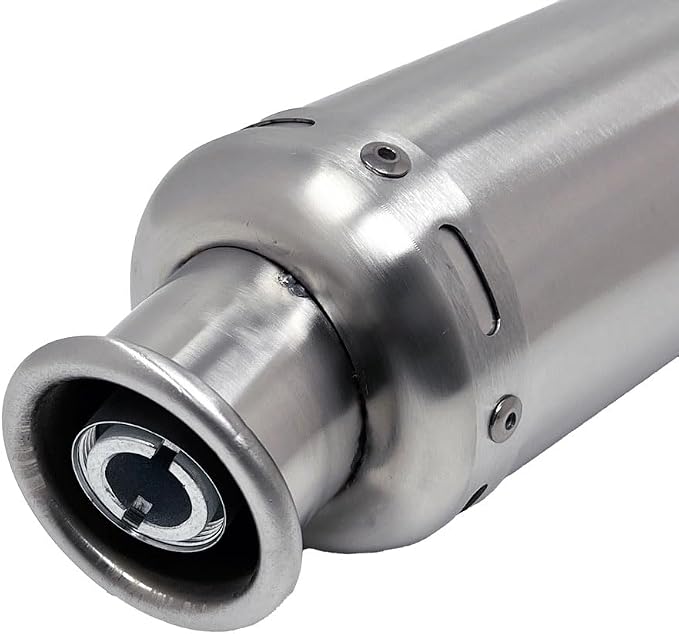 MYK Exhaust Muffler System for GY6 50cc/80cc 4 Stroke Scooters with a 10" Rear Rim