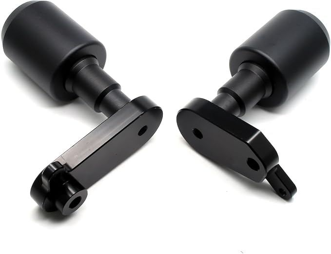 MZS Motorcycle Frame Sliders, Falling Crash Protector Guards No Cut Kits Black Compatible with ZX6R ZX-6R 2009 2010 2011 2012