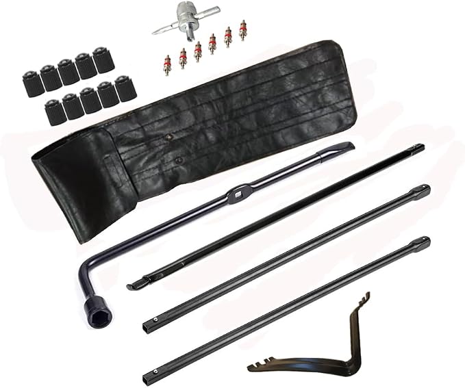 Dr.Roc Spare Tire Wheel Lug Wrench Kit Compatible with 2008 to 2022 Ford F-250 Super Duty F-350 Super Duty F-450 Super Duty F-550 Super Duty with 2 Ton Mechanical Jack Only